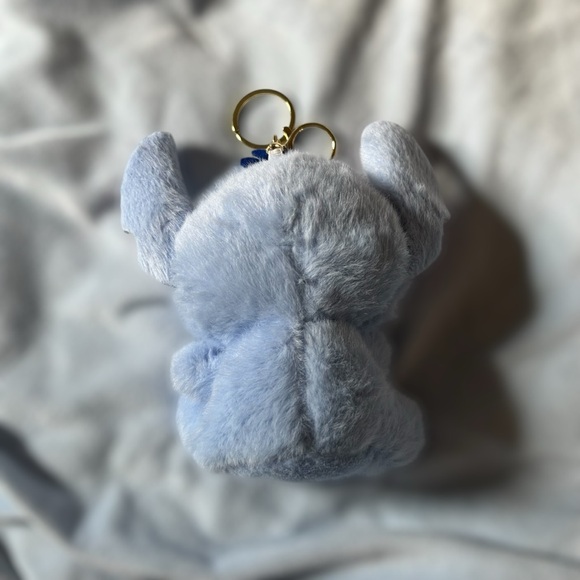 Hello Kitty Dressed as Stitch Plush Keychain – Cute Blue Costume, 5” - Picture 7 of 7